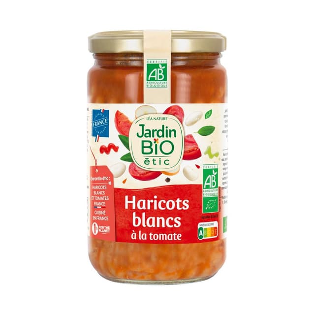 3456300015720 - Jardin Bio Etic - Haricots Blancs à la Tomate 