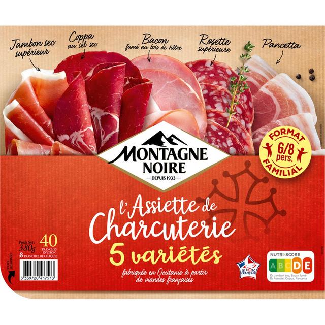 3339720435920 - Montagne Noire - Assiette de Charcuterie - 5 Variétées
