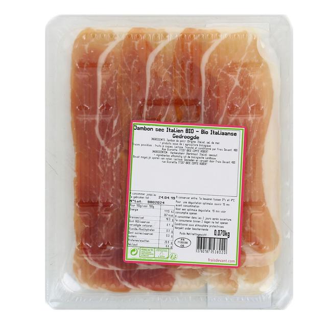 3760187538020 - Frais Devant - Jambon sec italien bio sans conservateurs