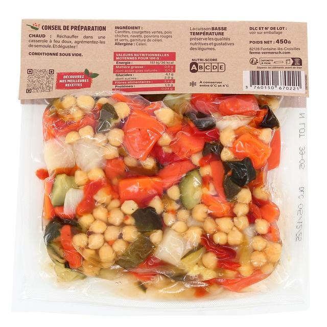 3760150670221 - Ferme Vermersch - Légumes Cuits pour Couscous