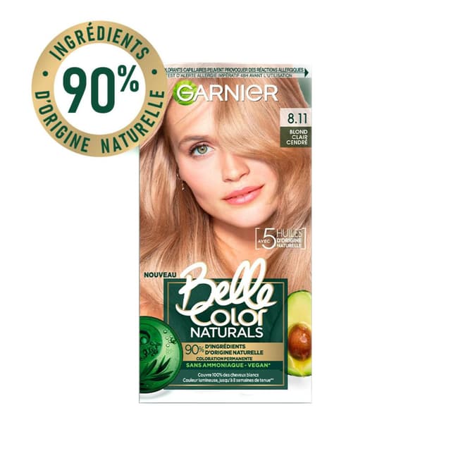 3600542451321 - Garnier Belle Color Naturals - Coloration 8.11 Blond clair cendré