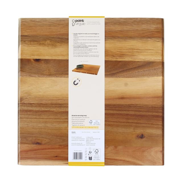 5404035721421 - Point virgule - Planche de service Tapas en acacia avec aimants