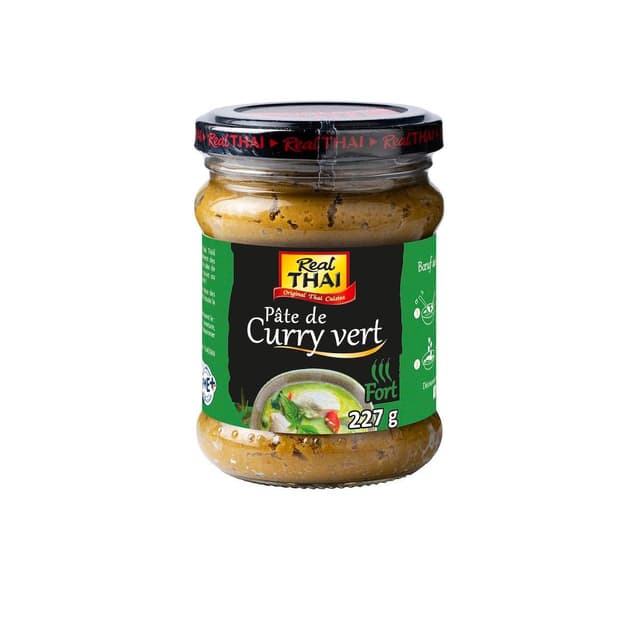 8858135012021 - Real Thaï - Pâte de curry vert Fort 
