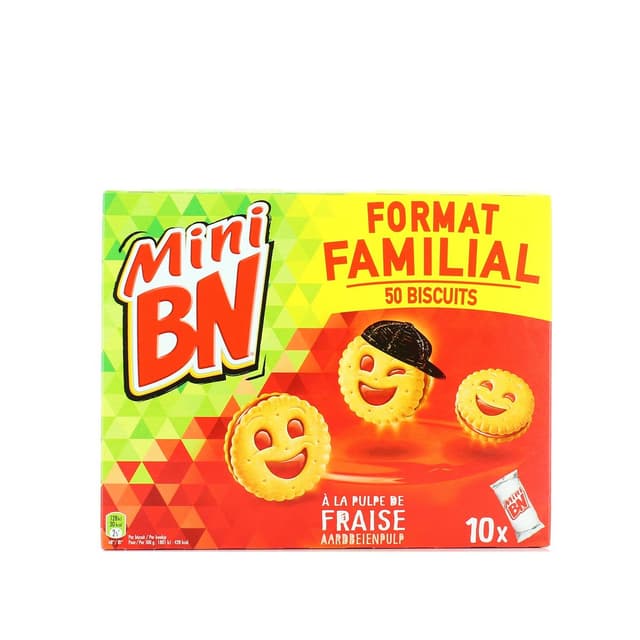 3061990142221 - BN - Mini Bn à la pulpe de fraise