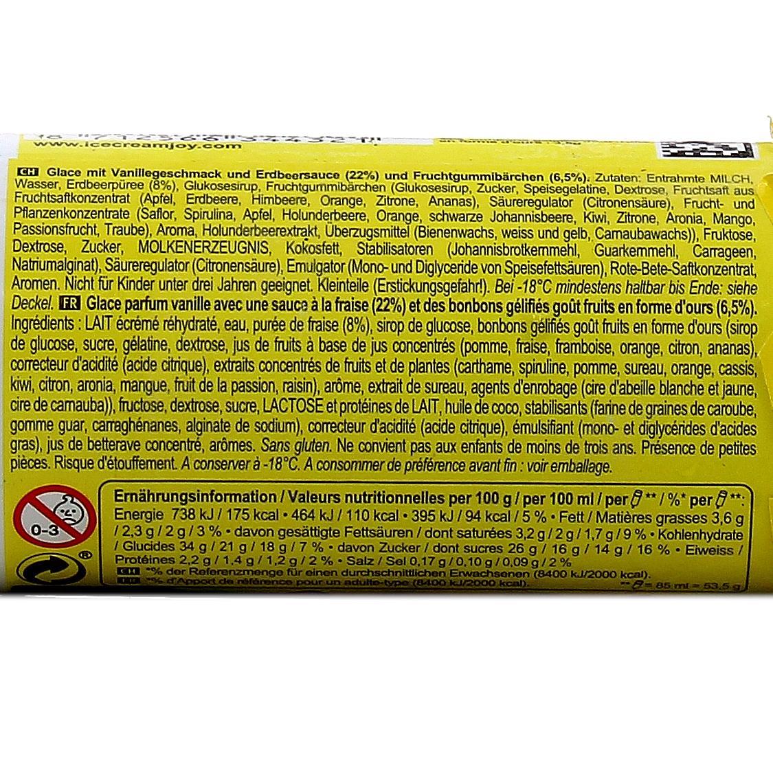 8712566344321 - Haribo - Push up vanille, fraise et bonbons