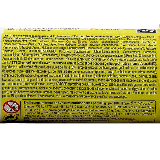 8712566344321 - Haribo - Push up vanille, fraise et bonbons