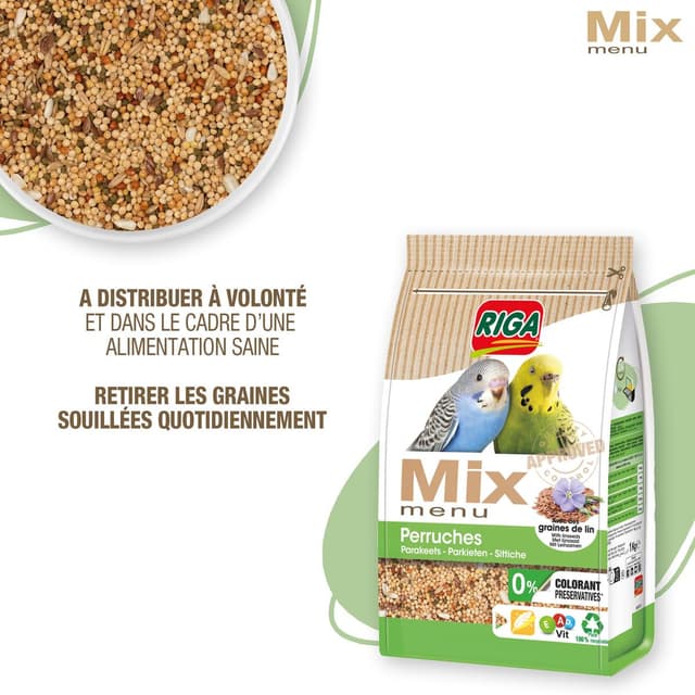 3166780065121 - Riga - Mix Menu Perruches