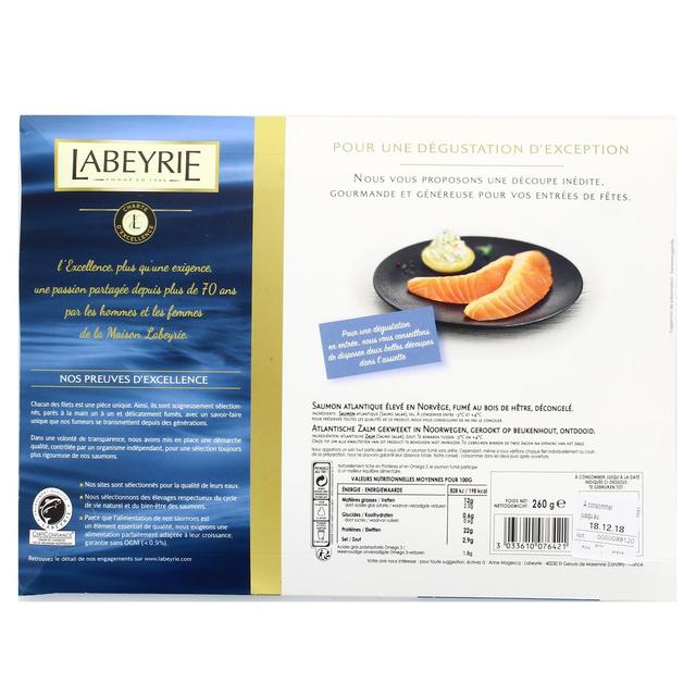 3033610076421 - Labeyrie - Fondant de Saumon Fumé de Norvège, 260g