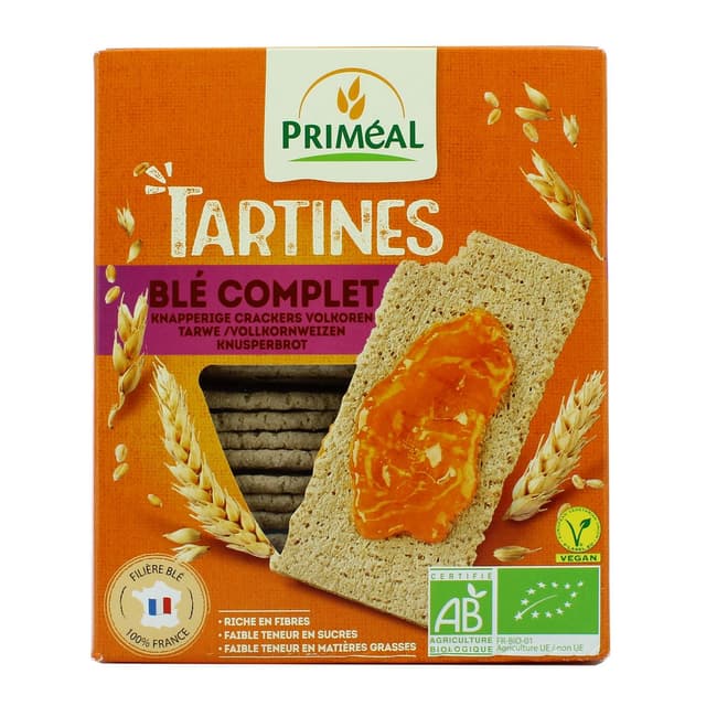 3380380087721 - Priméal - Tartines bio au blé Complet