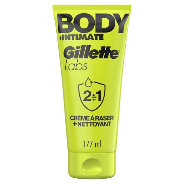 8006530278621 - Gillette - Crème à Raser 2en1 Body et Intimate Labs 