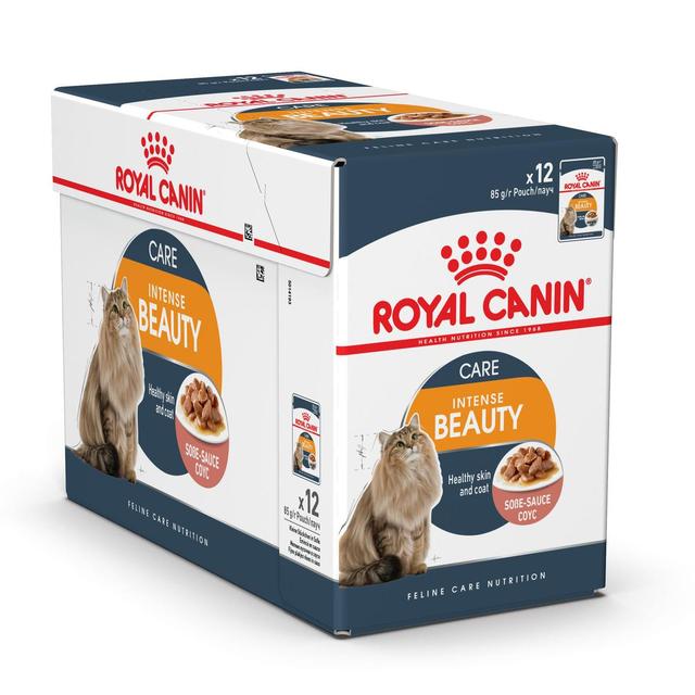 9003579308721 - Royal Canin - Sachets en Sauce Intense Beauty Special Pelage pour Chat Adulte