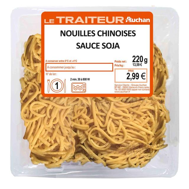 3254566769421 - Auchan Le Traiteur - Nouilles Chinoises au Soja
