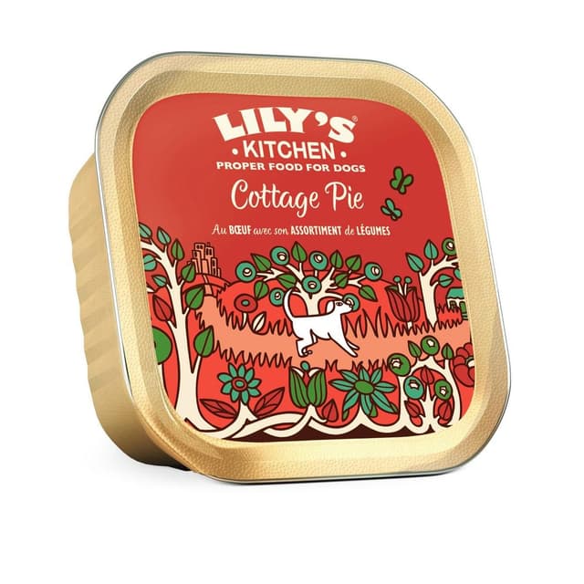 5056273609421 - Lily's Kitchen - Barquette boeuf légumes pour chien adulte