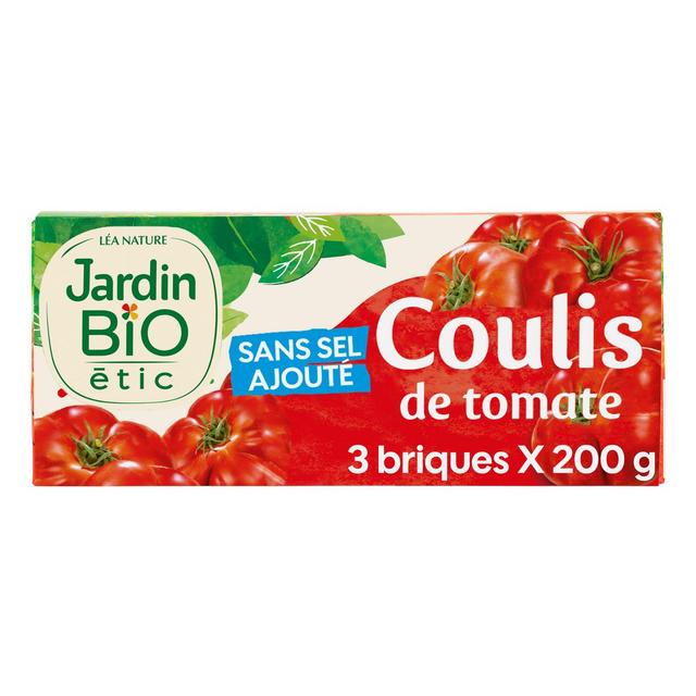 3456300009521 - Jardin Bio Etic - Coulis de Tomate Bio sans sel ajouté