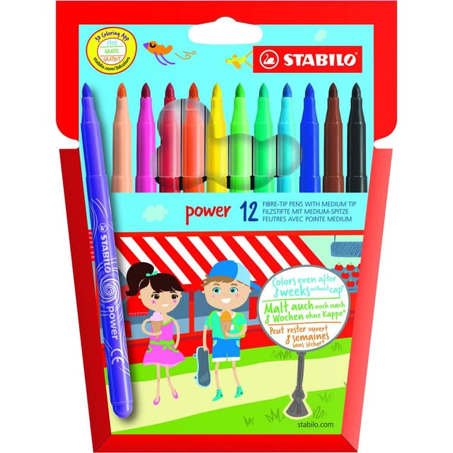 3168070280122 - Stabilo - Feutres de coloriage Power