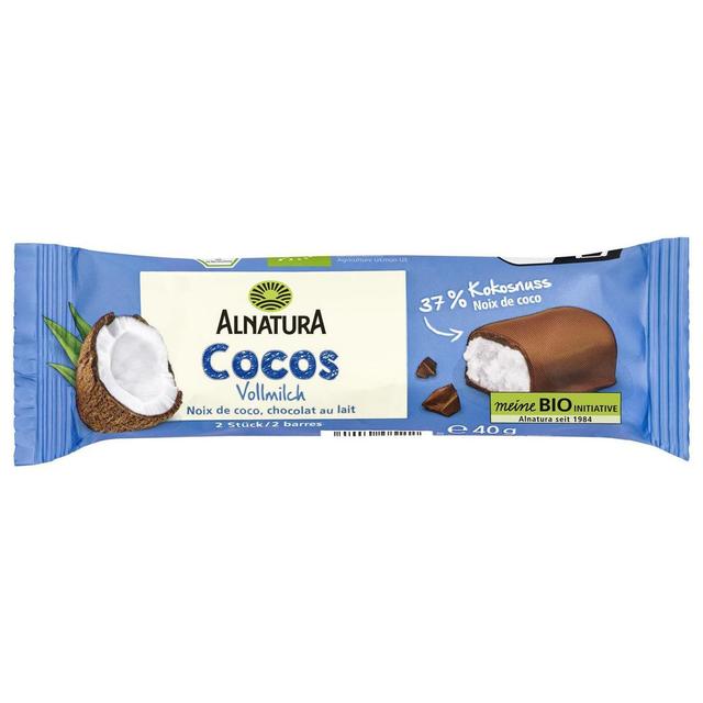 0000042100522 - Alnatura - Barre Noix de Coco Chocolat au Lait Bio