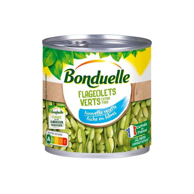 3083681130522 - Bonduelle - Flageolets verts extra-fins