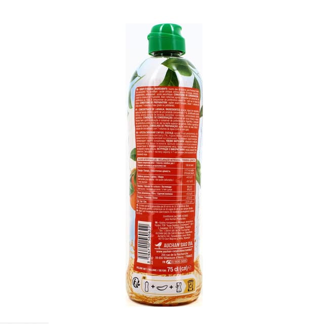 3596710560622 - Auchan - Sirop orange