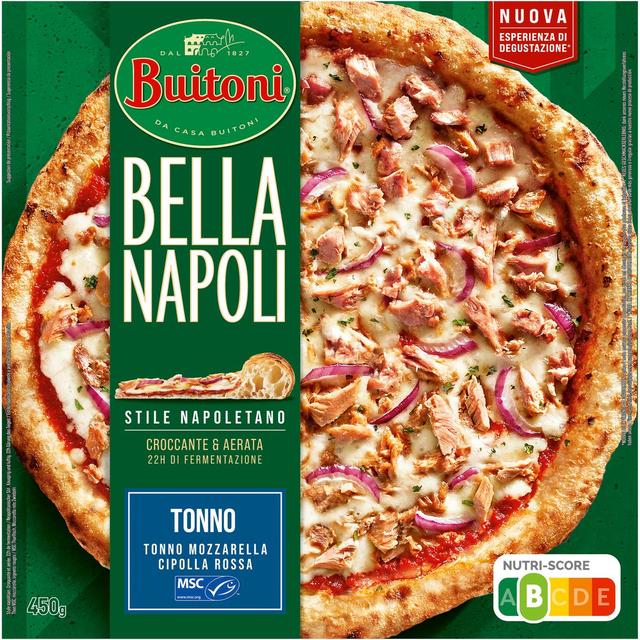 8000300400922 - Buitoni Bella Napoli - Pizza Tonno- Thon, Oignons rouges, Mozzarella