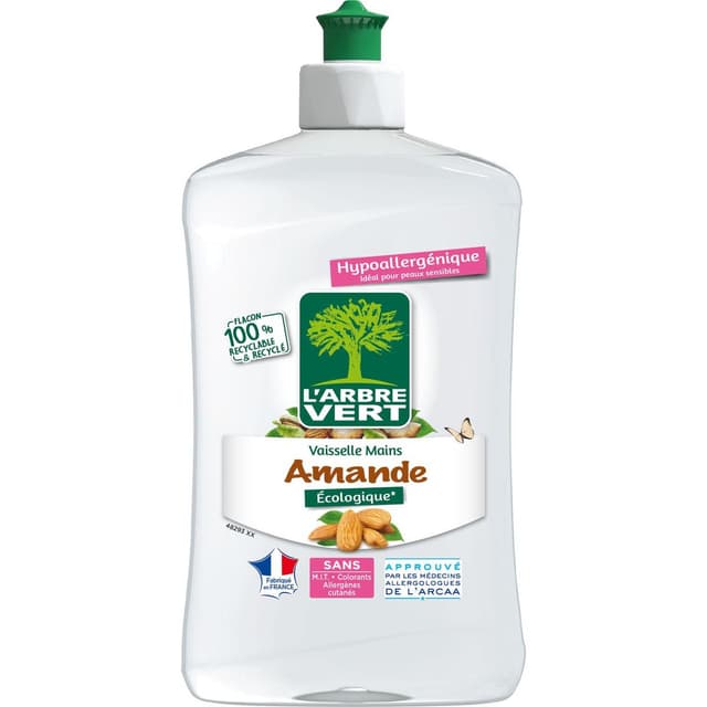 3450605071122 - L'arbre Vert - Liquide vaisselle à l'amande écologique