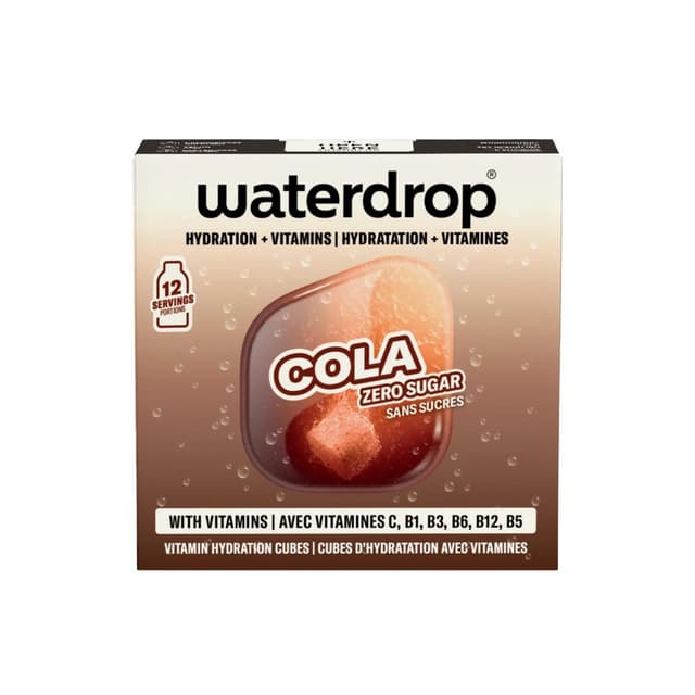 9120134222022 - Waterdrop - Cubes d'hydratation saveur cola - 12 cubes