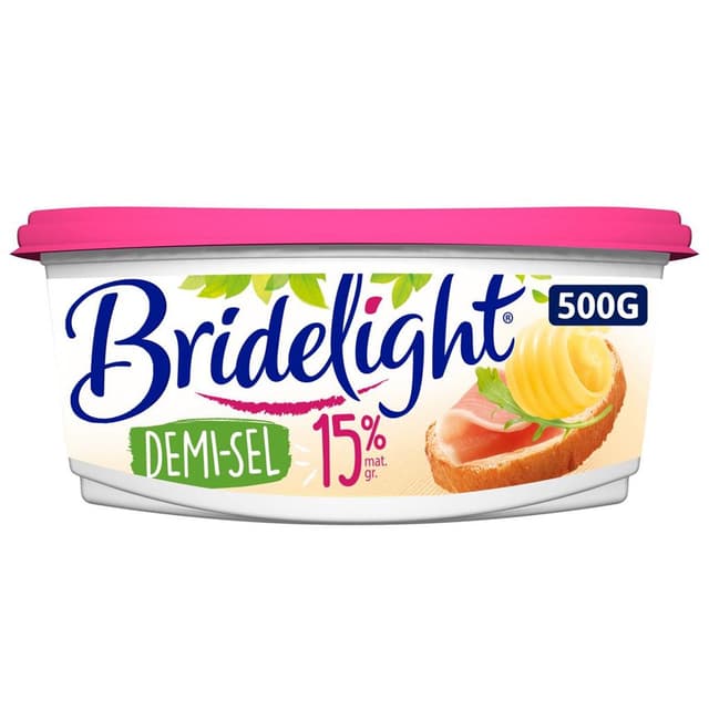3155250312322 - Bridelight - Beurre allégé demi-sel 15%mg