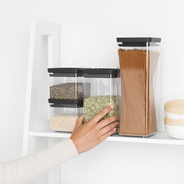 8710755122422 - Brabantia - Kit de 4 bocaux carrés en plastique