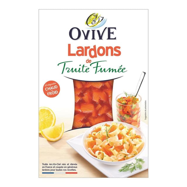 3392780003522 - Ovive - Lardons de Truite Fumée
