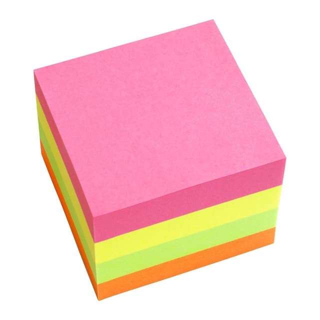 3665257553722 - Auchan - bloc notes adhésives colorées