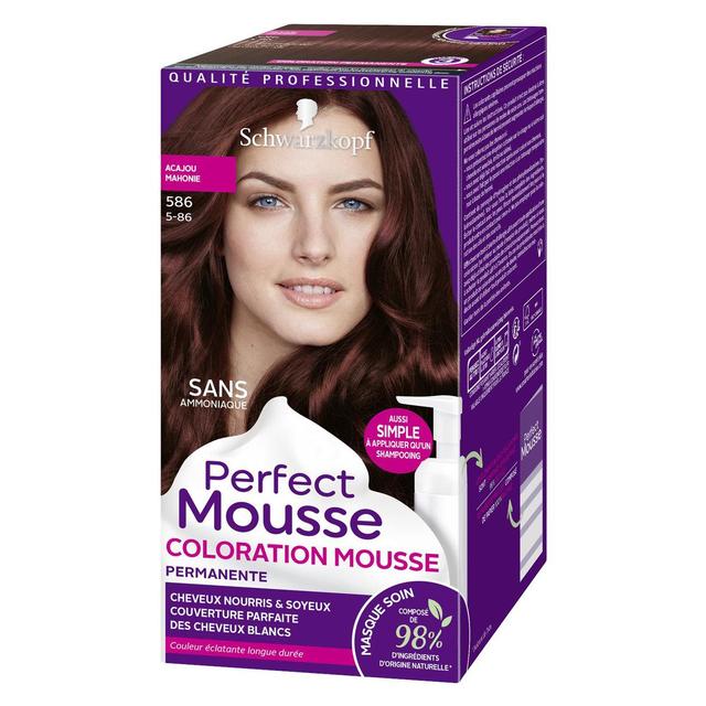 3178040683822 - Perfect Mousse - Coloration Mousse Permanente Acajou 586 