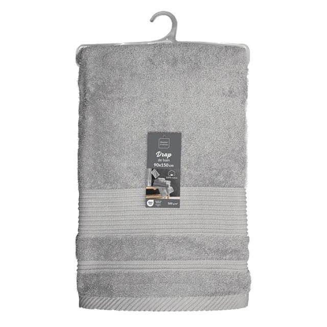3574388015422 - Douceur D Interieur - Drap de bain Gris Perle
