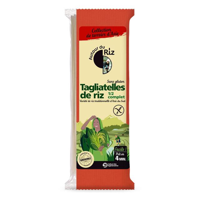 3760275575722 - Autour Du Riz - Tagliatelles de riz demi-complet bio