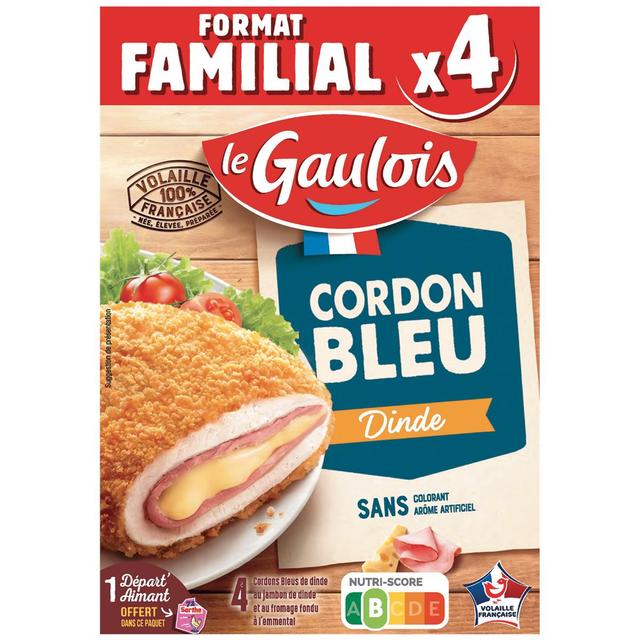 3266980266622 - Le Gaulois - Escalopes Cordon Bleu de Dinde