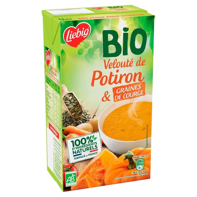 3036811367022 - Liebig - Soupe Velouté de Potiron et Graines de Courges Bio
