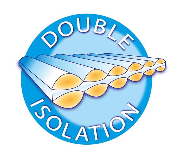 3153633467522 - Bleu calin - Couette microfibre hiver  2 x 250 g/m²