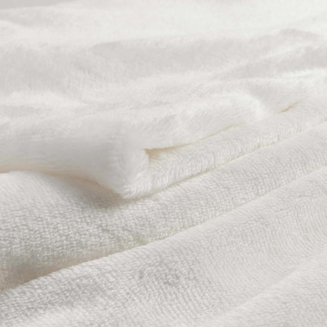 3574386088022 - Douceur D Interieur - Plaid Flanelle unie Flanou naturel