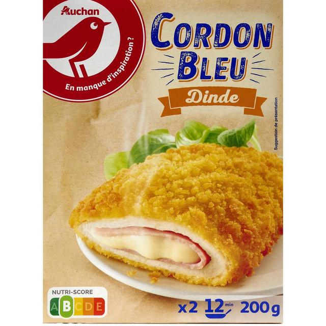 3596710439522 - Auchan - Cordon Bleu de Dinde