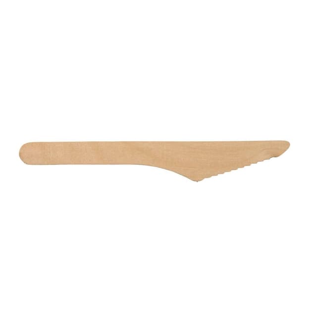 3573972191023 -  - Couverts jetables couteau bois 