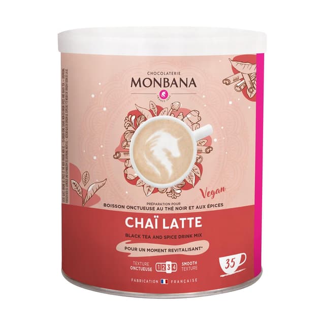 3474341202923 - Chocolaterie Monbana - Chai Latte en Poudre Vegan