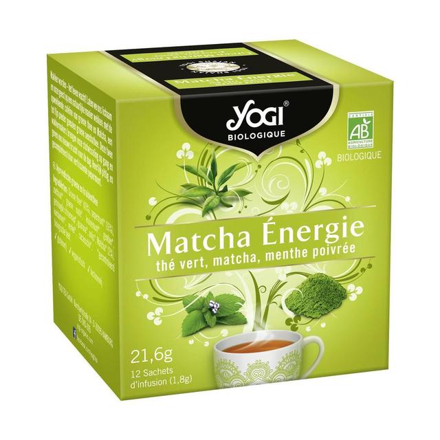4012824403123 - Yogi - Thé Vert Matcha Bio- Thé vert, Matcha, Menthe poivrée