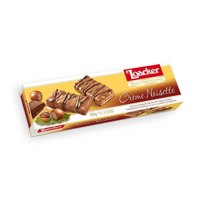 8000380003723 - Loacker - Biscuits créme noisette 