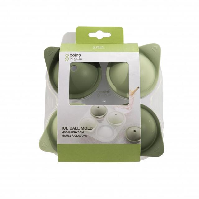5404035703823 - Point virgule - Moule à glaçons en silicone pour 4 glaçons ø 6.5cm 