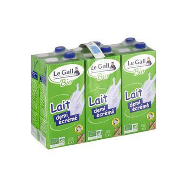 3252920104123 - Le Gall - Lait demi écrémé bio