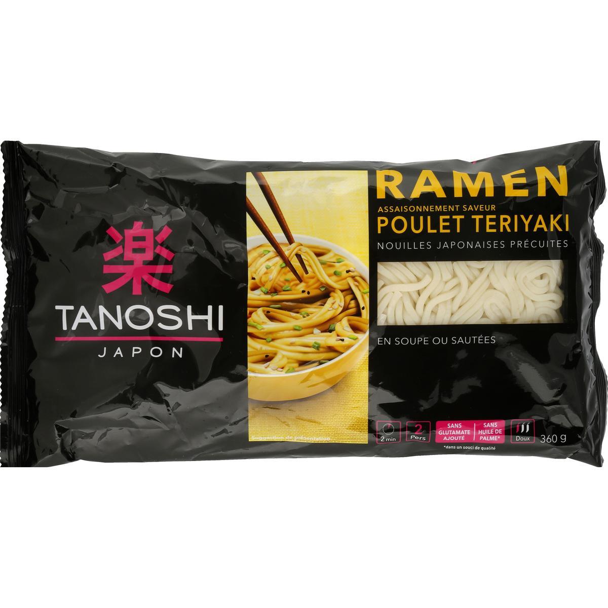 3229820794723 - Tanoshi - Japon - Ramen Saveur Poulet Teriyaki Nouilles Japonaises Précuites
