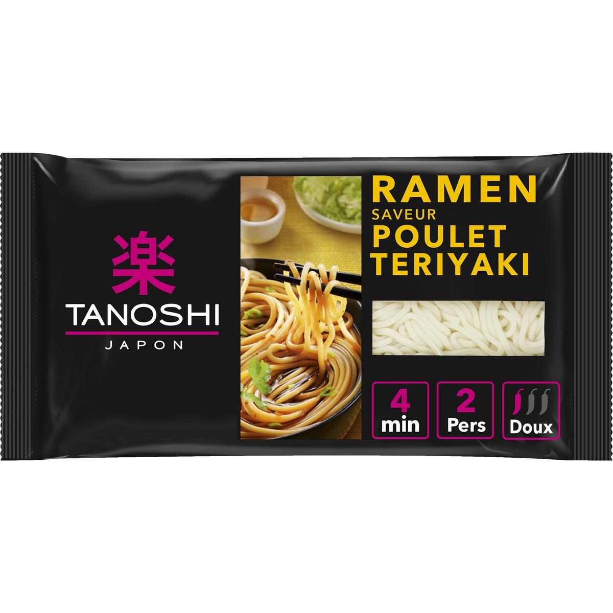 3229820794723 - Tanoshi - Japon - Ramen Saveur Poulet Teriyaki Nouilles Japonaises Précuites