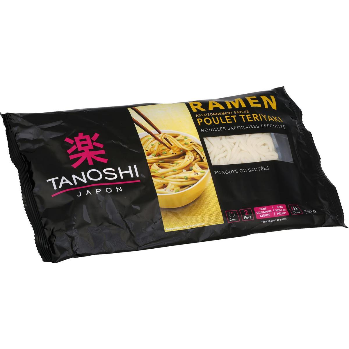 3229820794723 - Tanoshi - Japon - Ramen Saveur Poulet Teriyaki Nouilles Japonaises Précuites