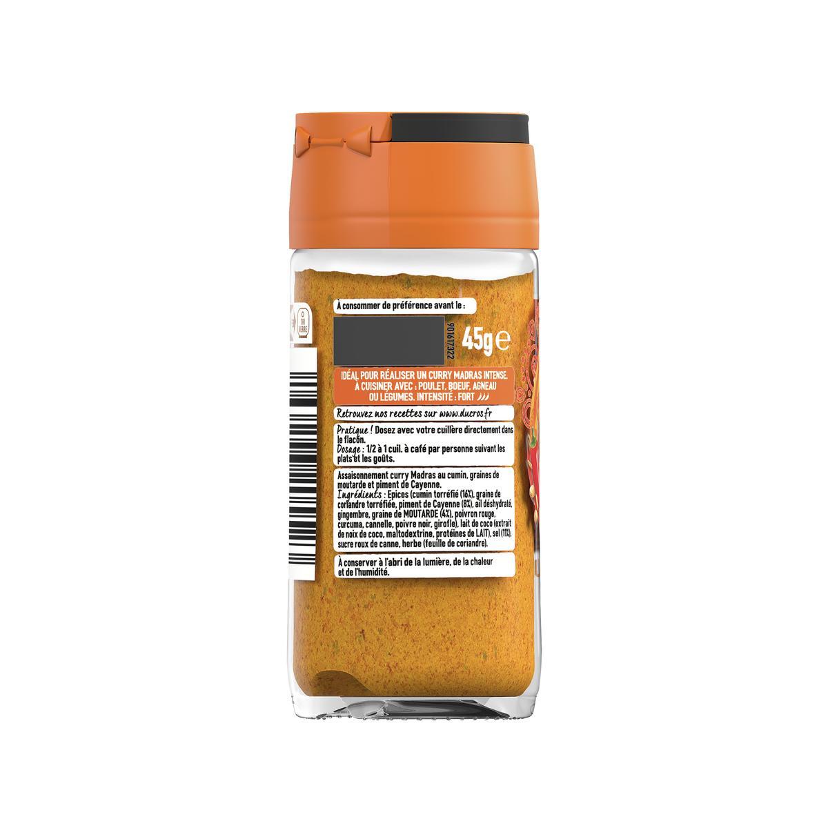 3166296205523 - Ducros - Curry Madras fort