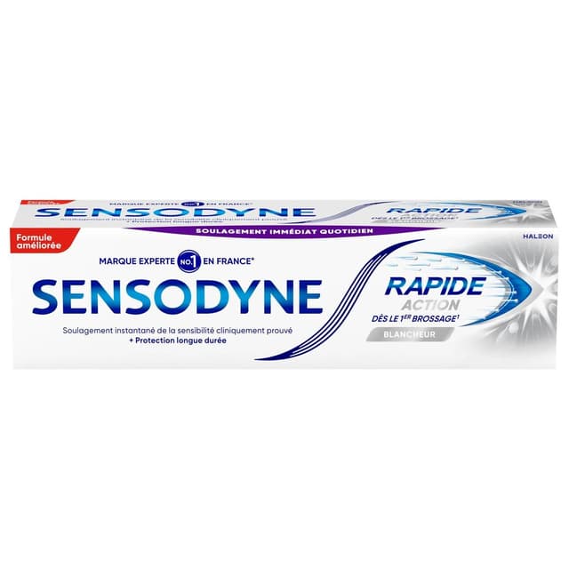 5054563236623 - Sensodyne - Dentifrice Rapide Action dès le 1er Brossage Blancheur
