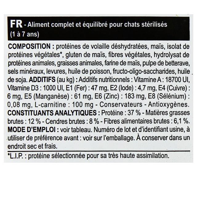 3182550737623 - Royal Canin - Croquettes Regular Sterilised 37 Contrôle Prise de Poids pour Chat Adulte Stérilisé