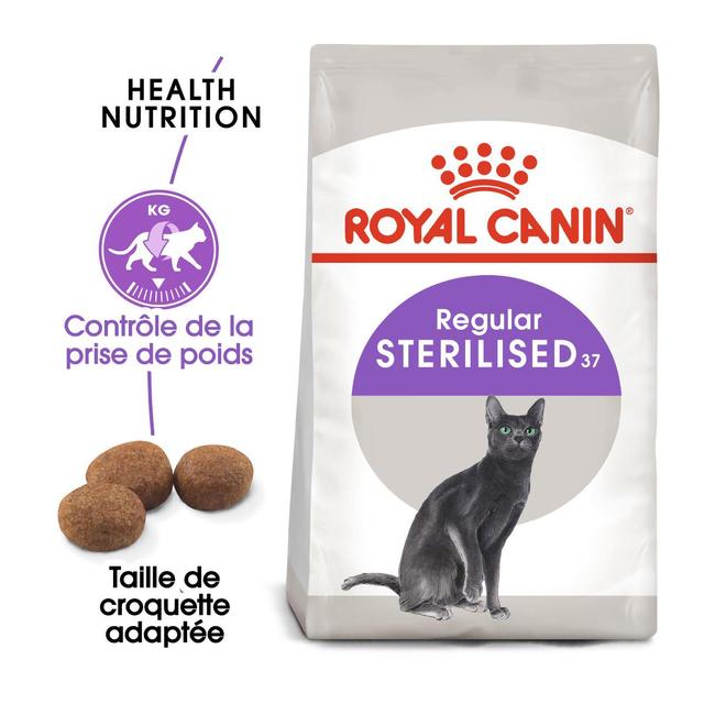 3182550737623 - Royal Canin - Croquettes Regular Sterilised 37 Contrôle Prise de Poids pour Chat Adulte Stérilisé